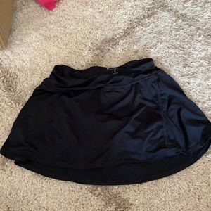 Ideology black golf skirt with built in shorts and zipper in the back!
